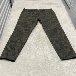 LOFT Camouflage Straight Leg Jeans